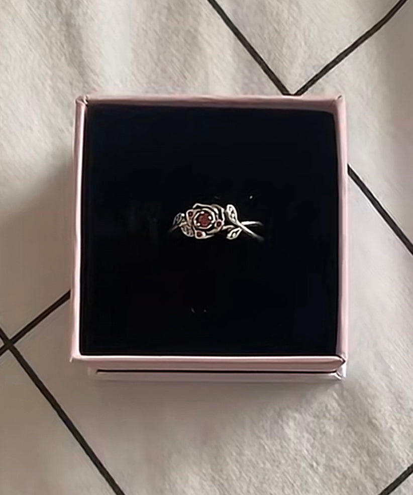 Anillo Bella y Bestia Plata 925