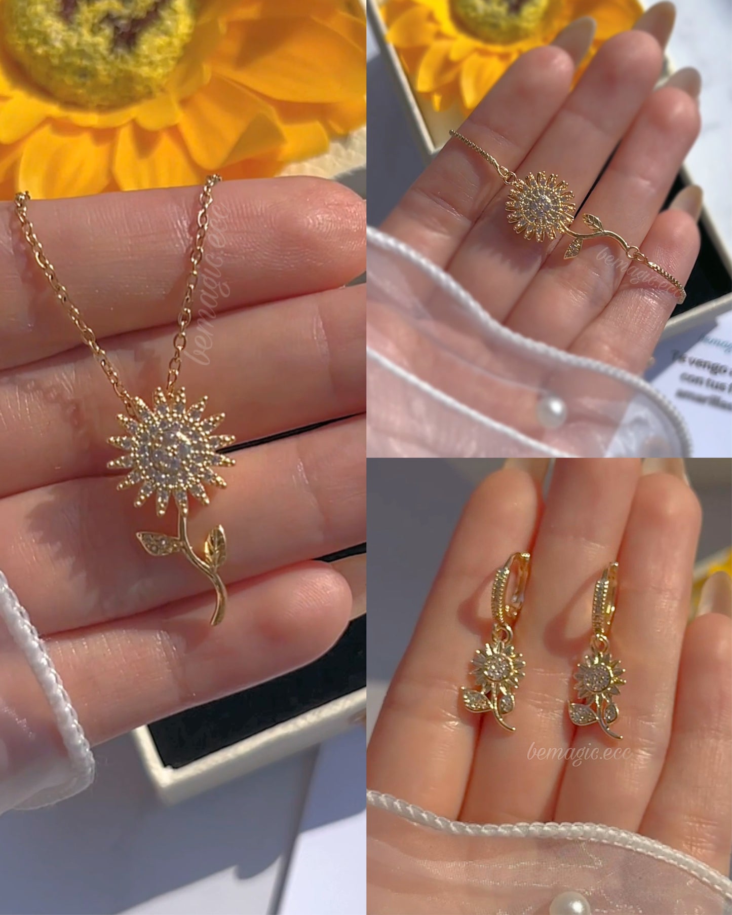 Flores amarillas Set primavera💛🌻