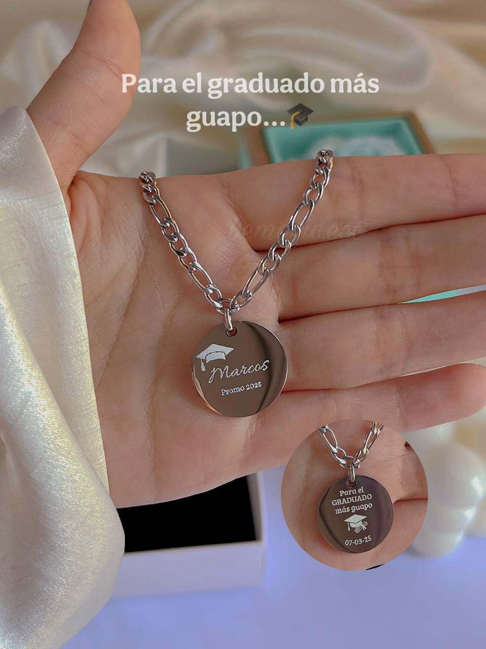 Cadena Graduado más Guapo Circular 20mm
