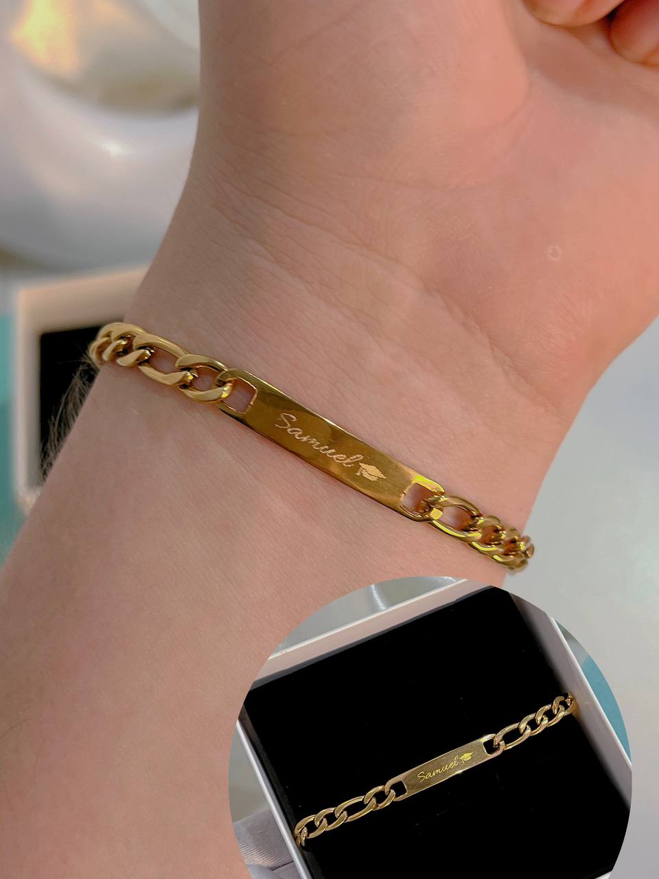 Pulsera Graduado Dorado / Plateado