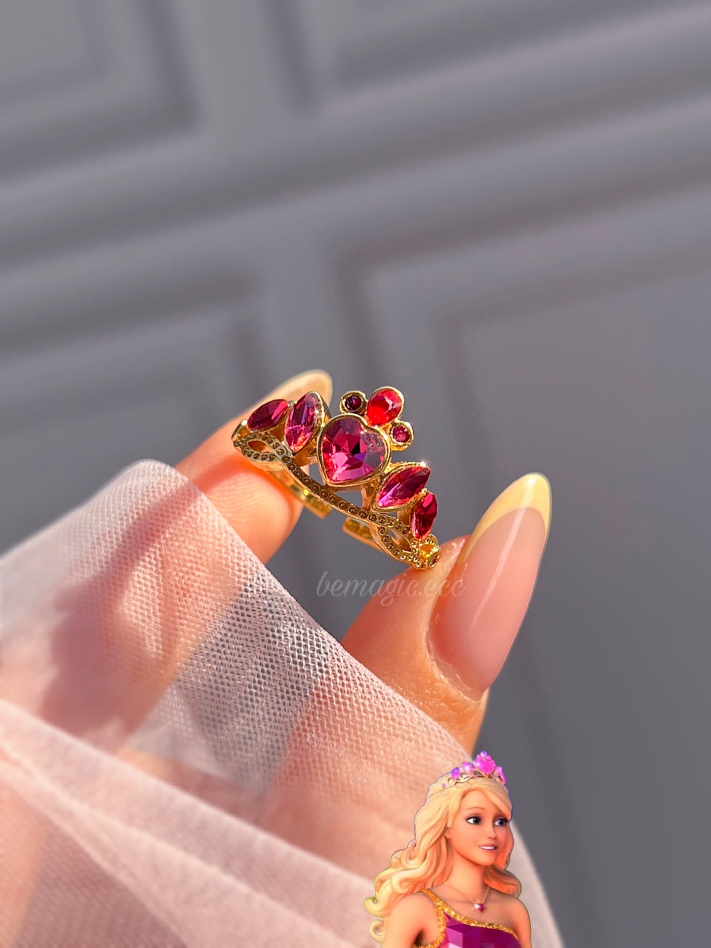 Anillos Barbie Escuela de Princesas 💖para compartir
