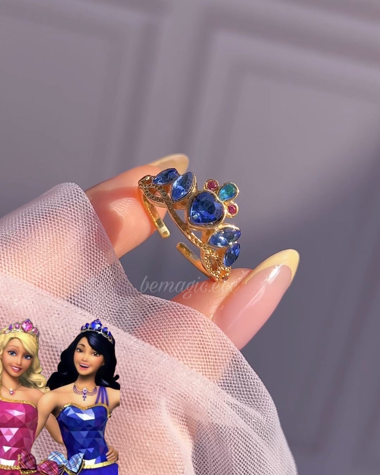 Anillos Barbie Escuela de Princesas 💖para compartir