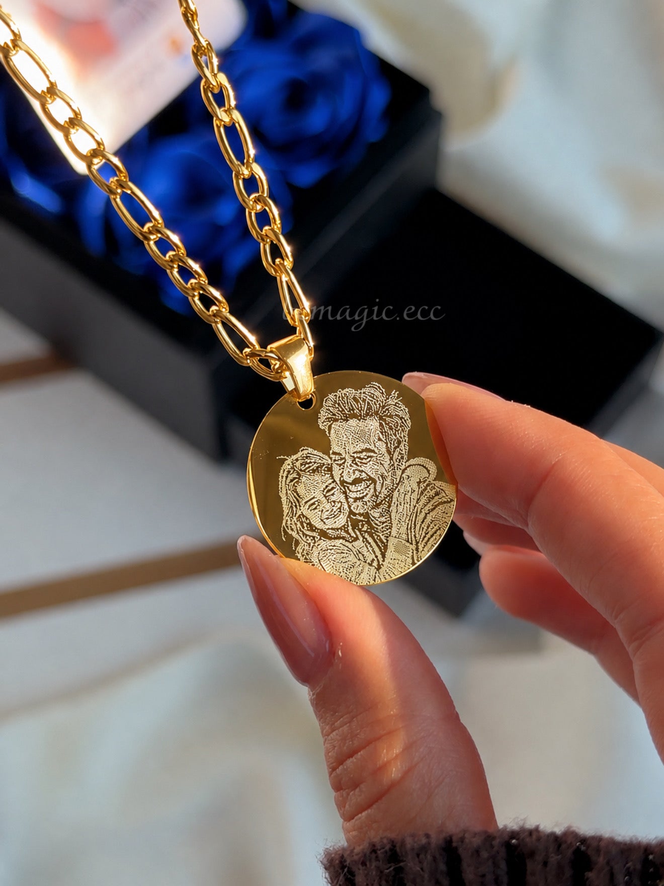 Collar Papá mi lugar seguro 💙