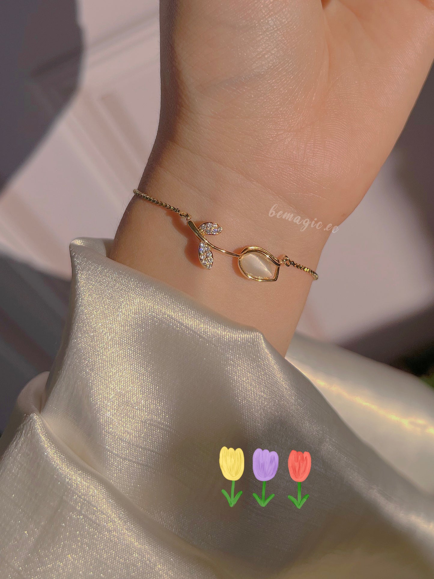 Brazalete tulipán 🌷