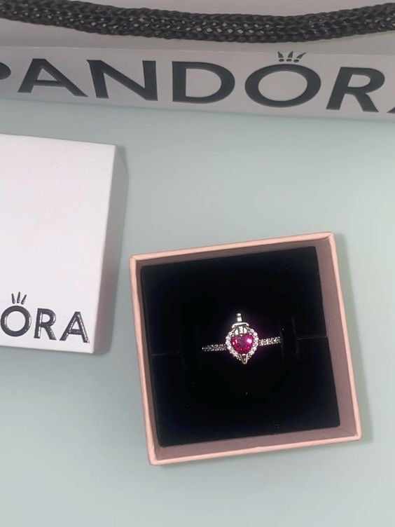 Anillo corazón y espada 💍 Plata 925