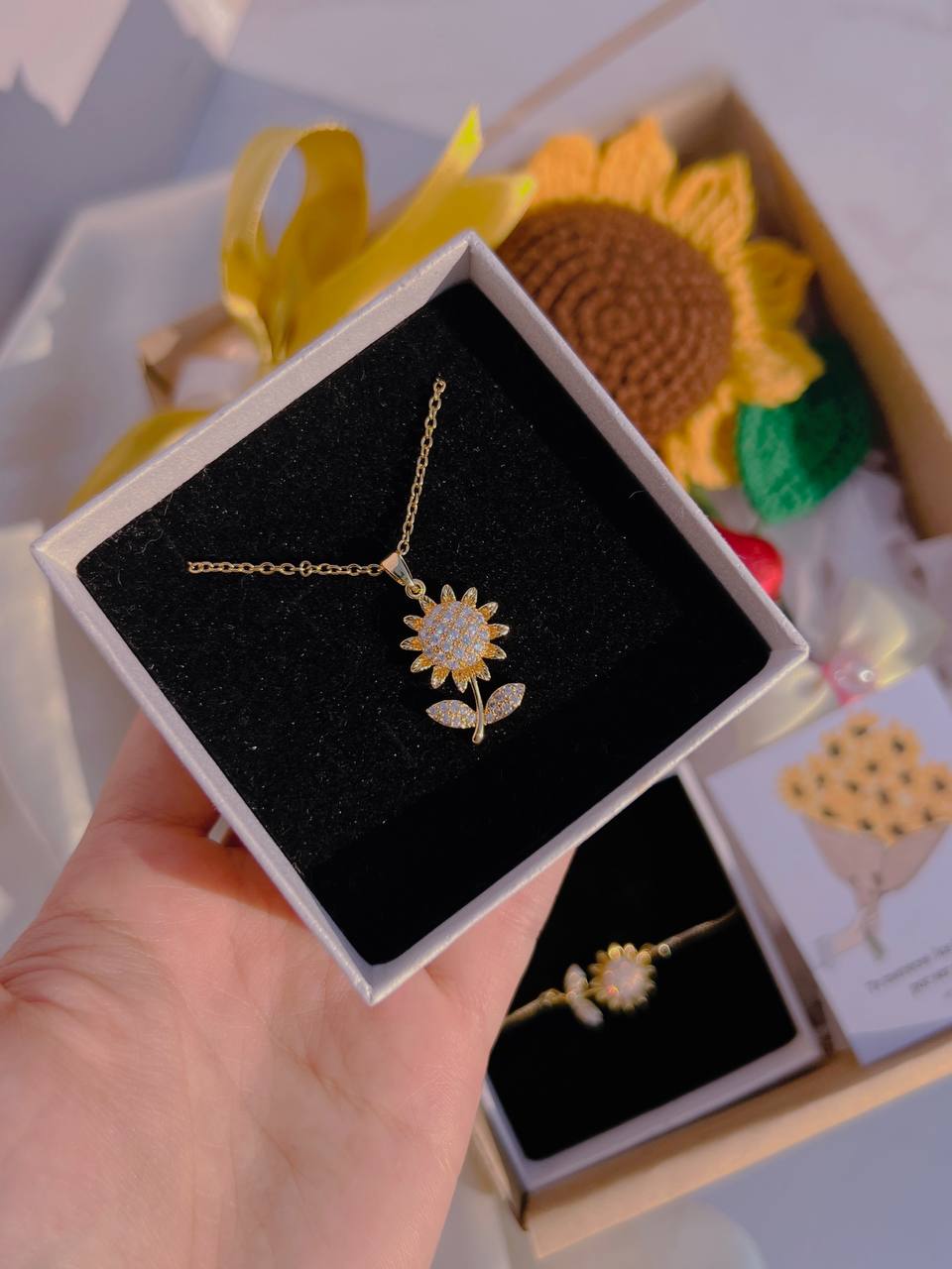 Conjunto Girasol Dorado🌞💖