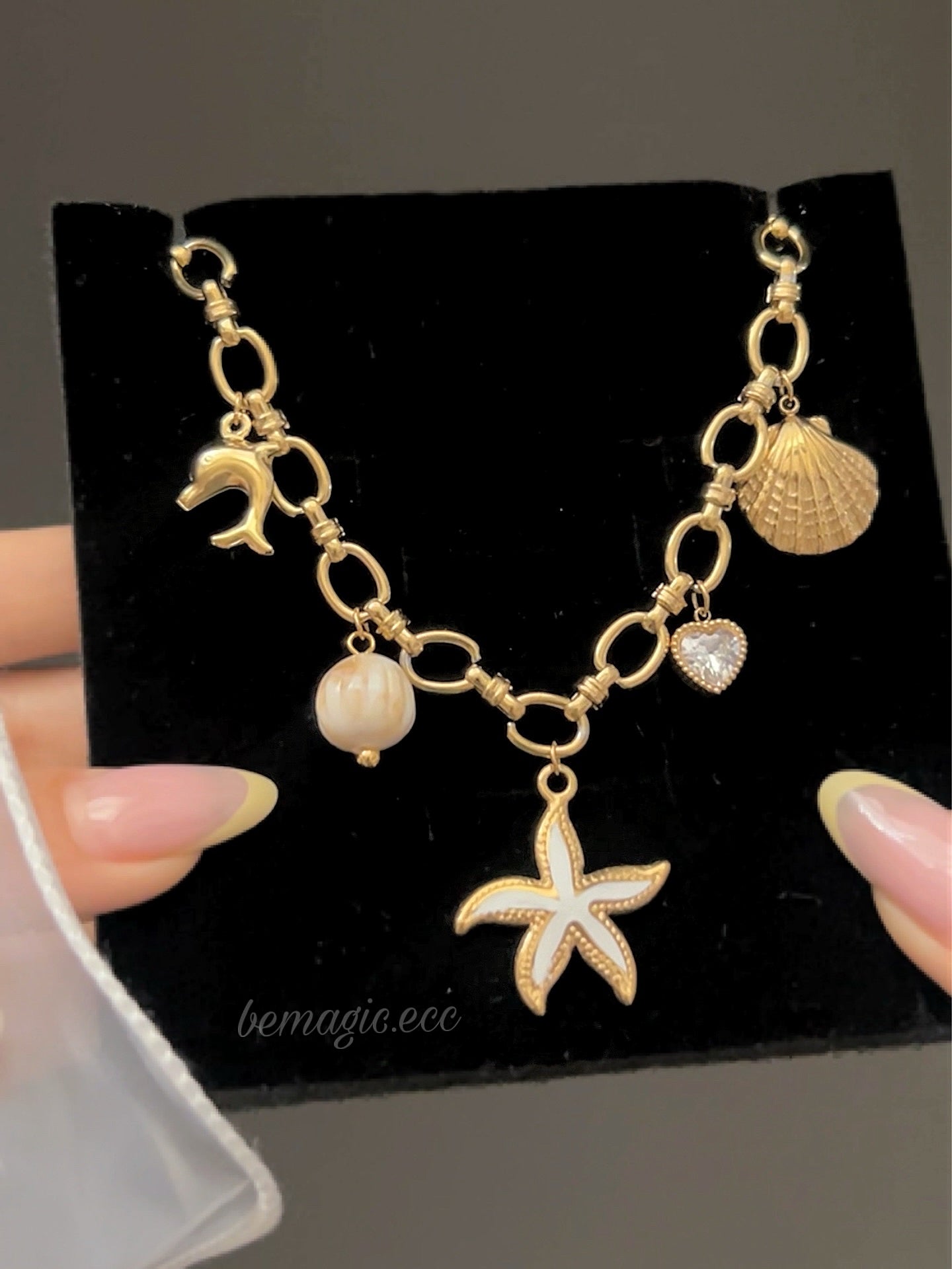 Summer Olivia Necklace 🩵🌊🐚