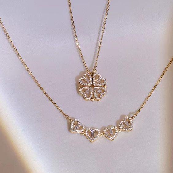 Collar trébol lover