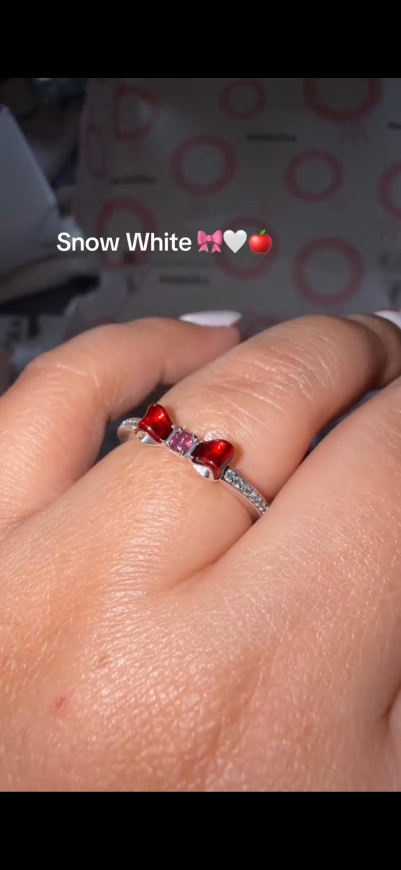 Anillo Blanca Nieves ✨Plata 925