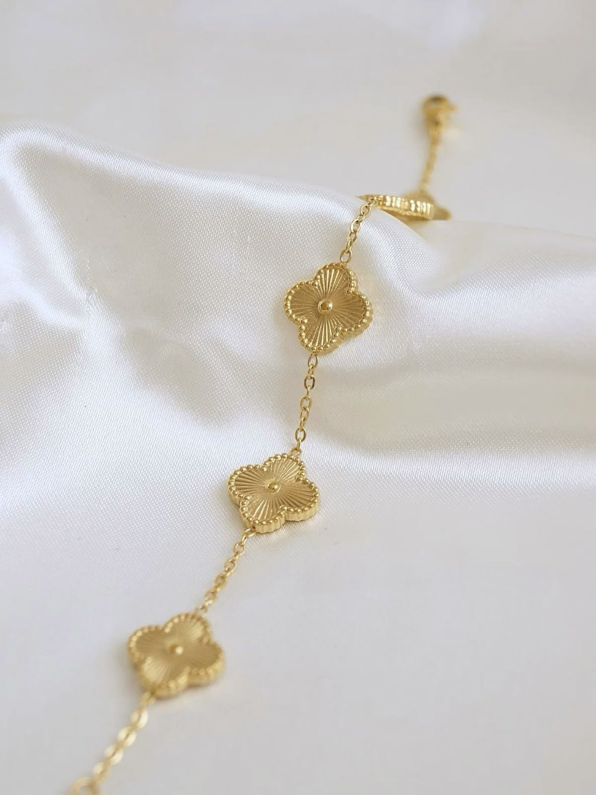 Brazalete Trébol Dorado