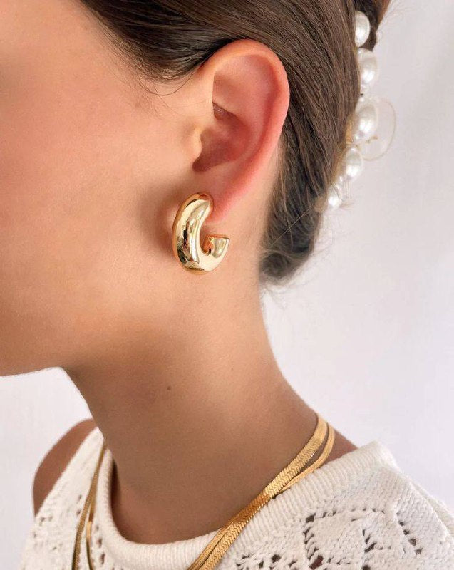 Aretes trendy chunky