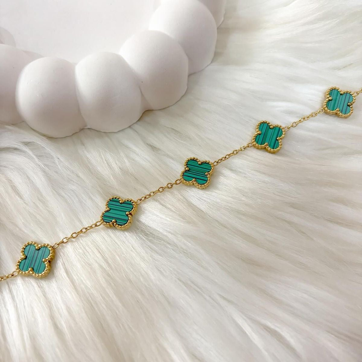 Brazalete Trébol verde ✨