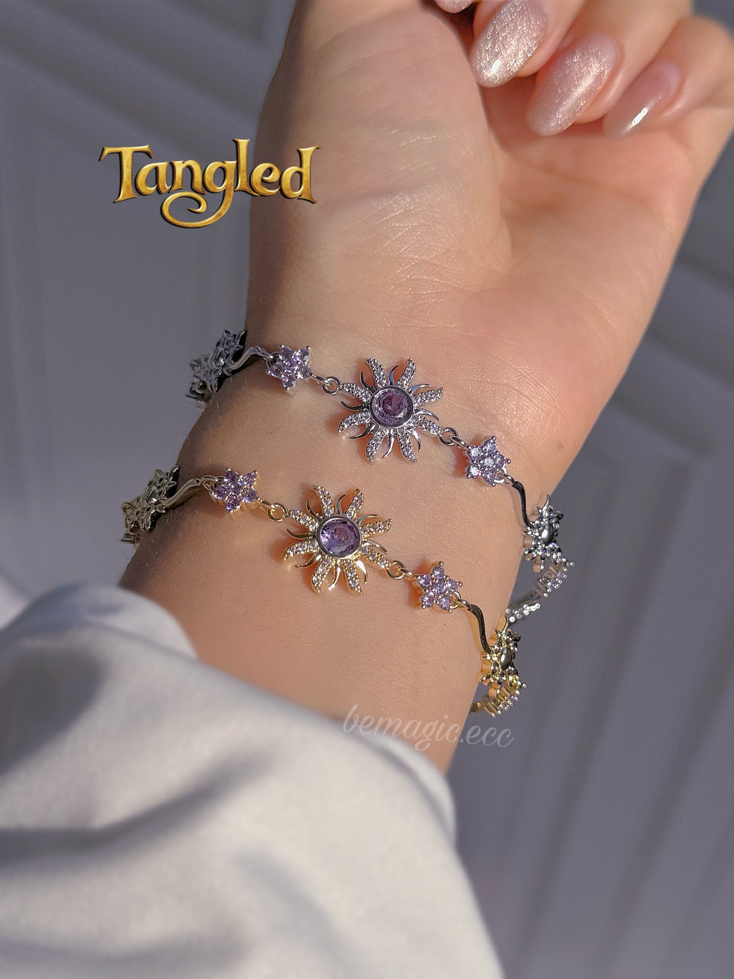 Sol Jardín de Rapunzel☀️🌸 Plateado