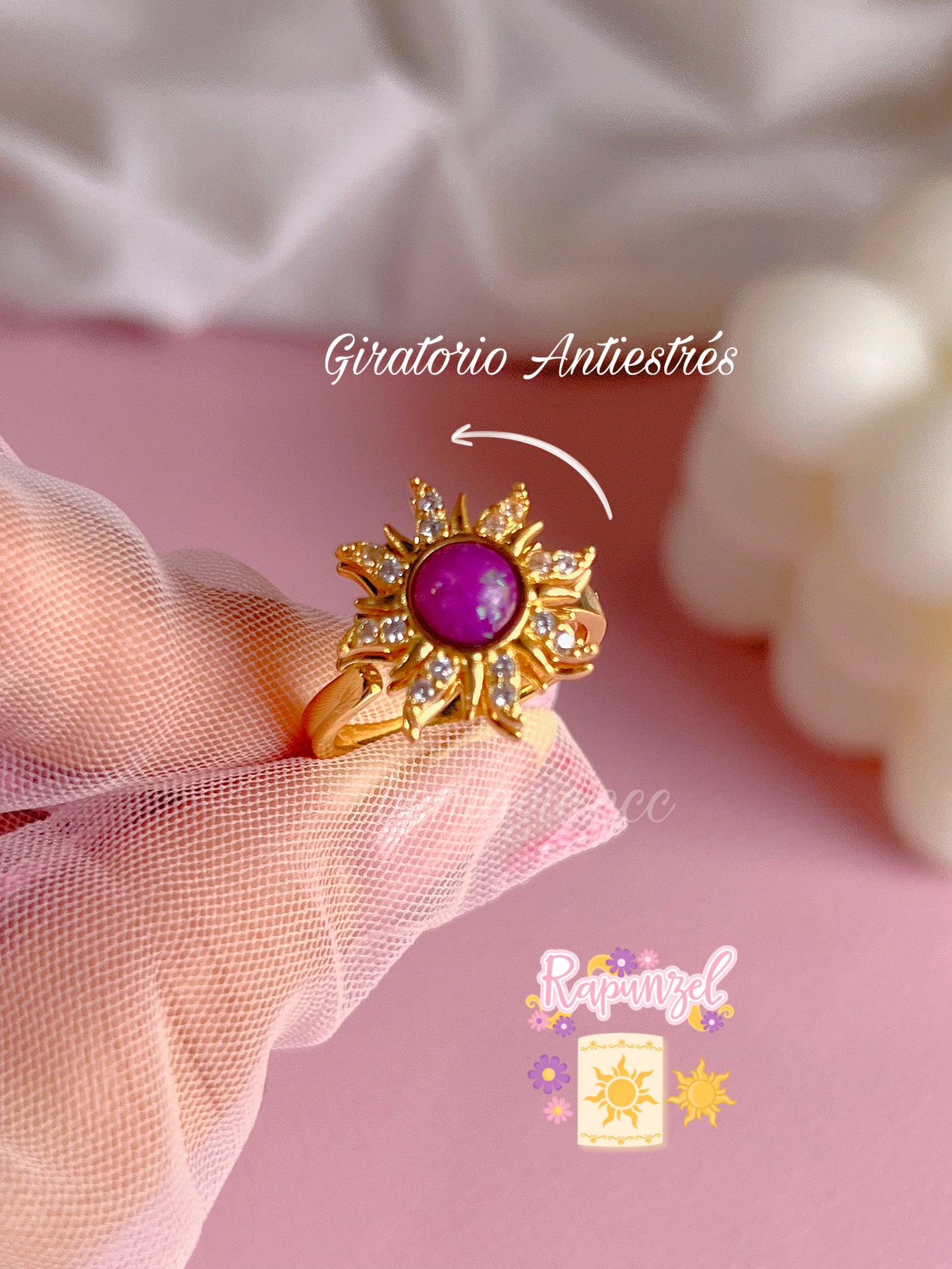 Set anillos promesa Sol Rapunzel 💜☀️