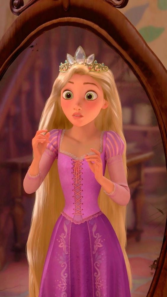 Collar floral inspirado en Rapunzel👑💜🌸