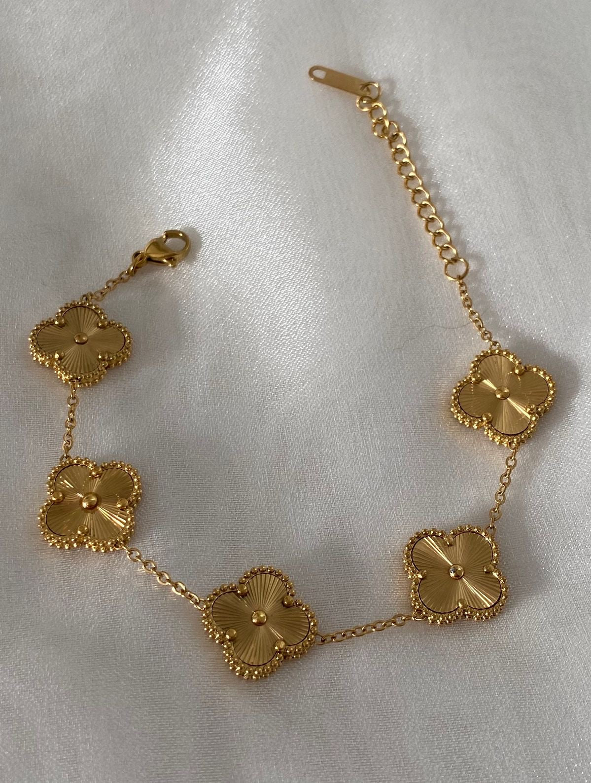 Brazalete Trébol Dorado