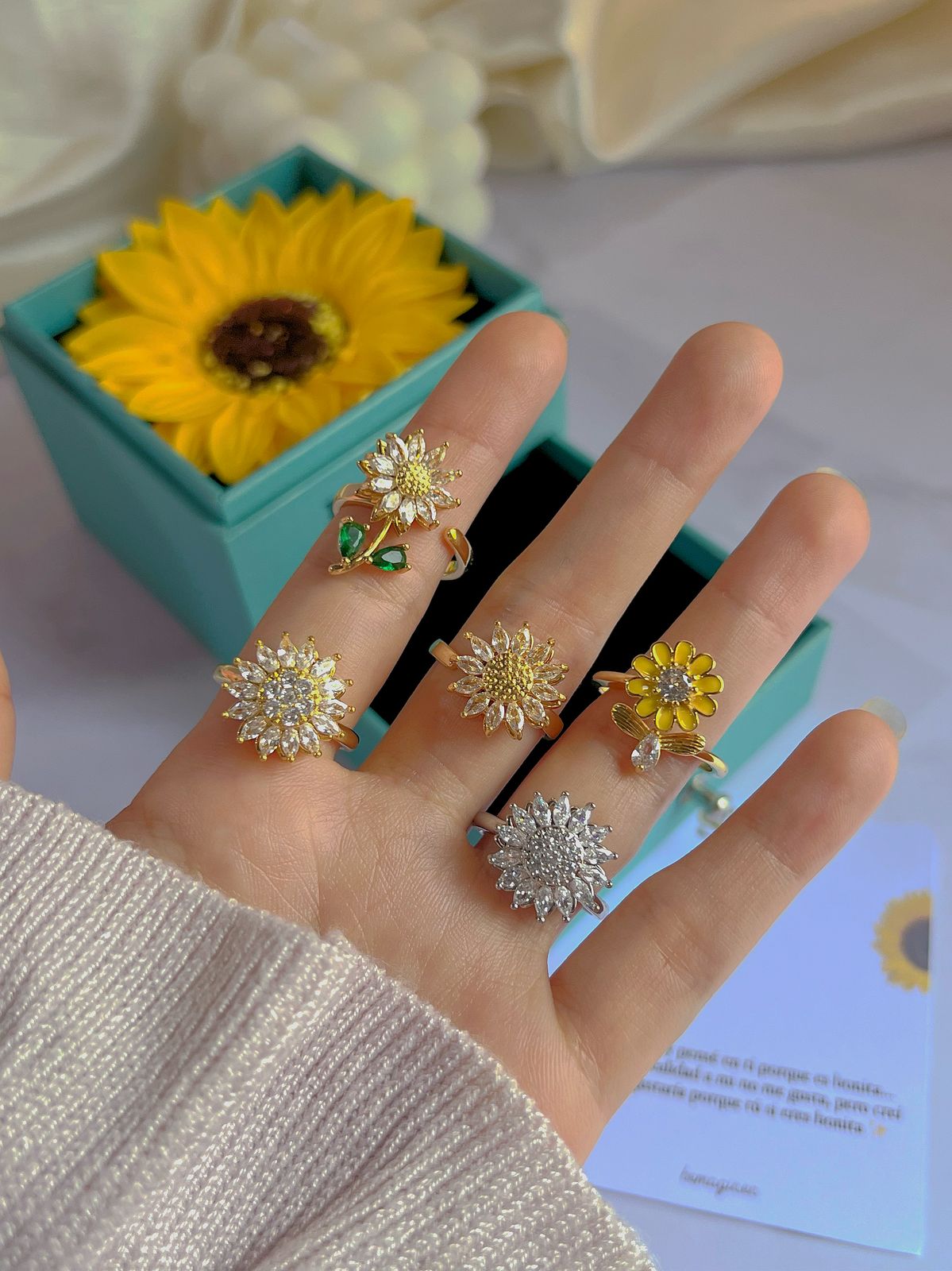 Anillos de Girasol 🌻❤️