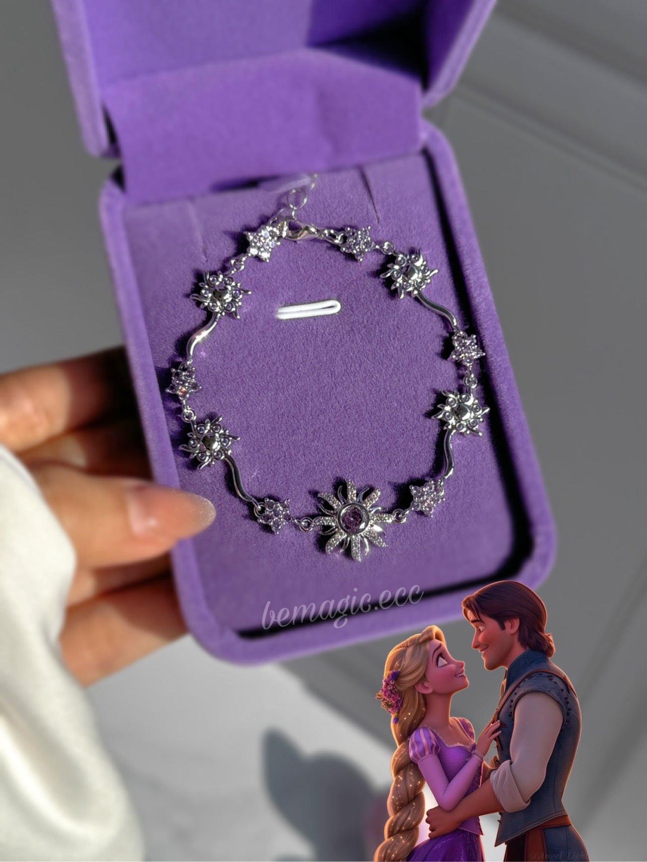 Sol Jardín de Rapunzel☀️🌸 Plateado
