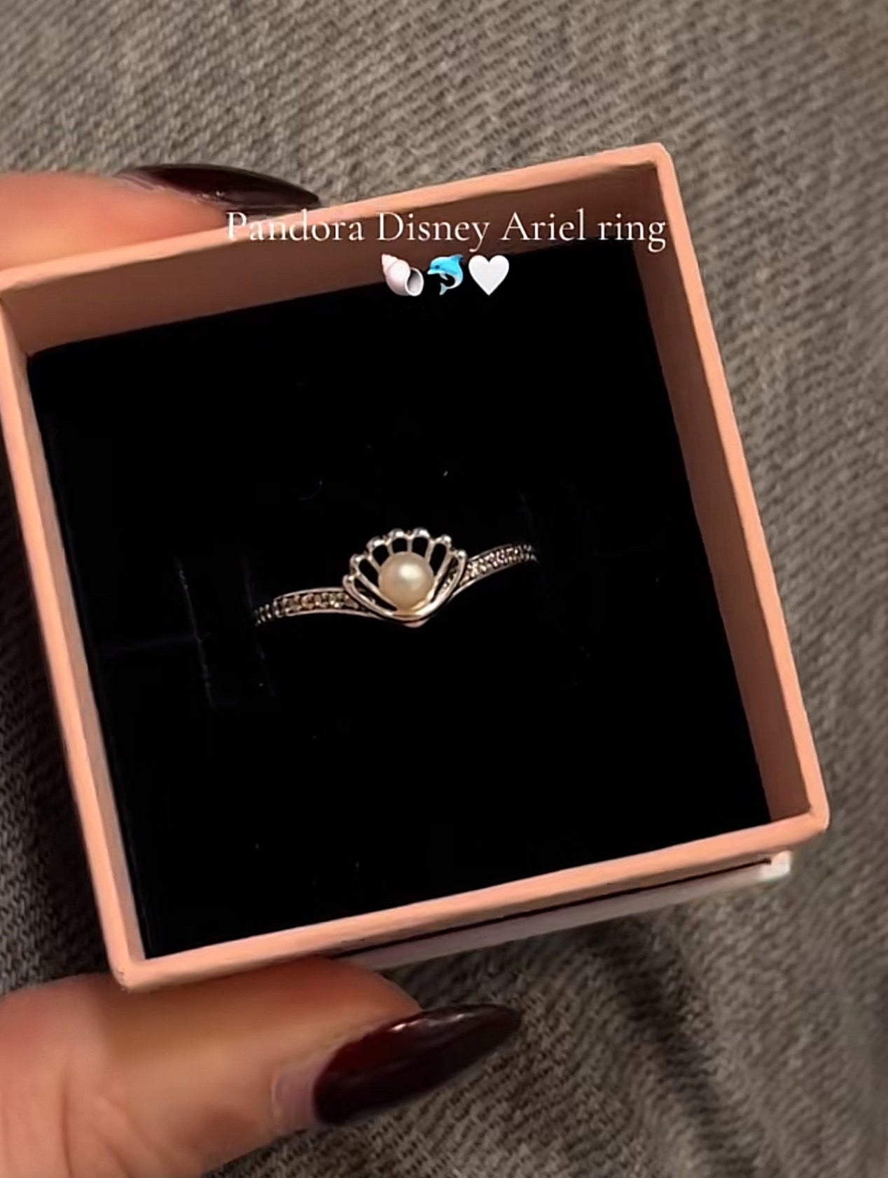 Anillo Ariel Sirenita Plata 925