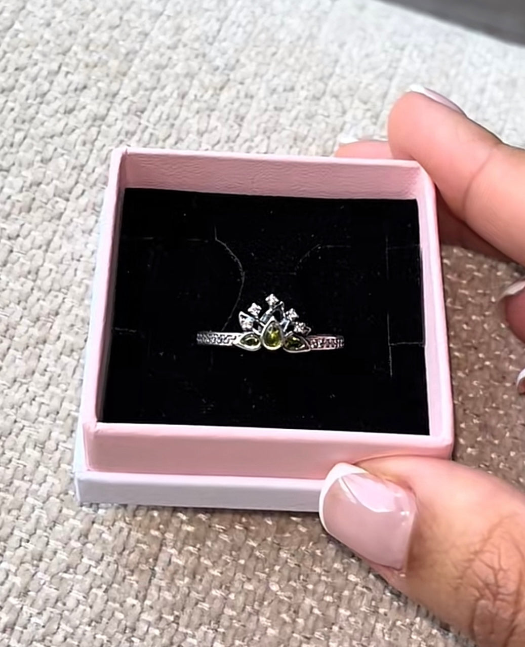 Anillo Tiana, Princesa y el Sapo Plata 925