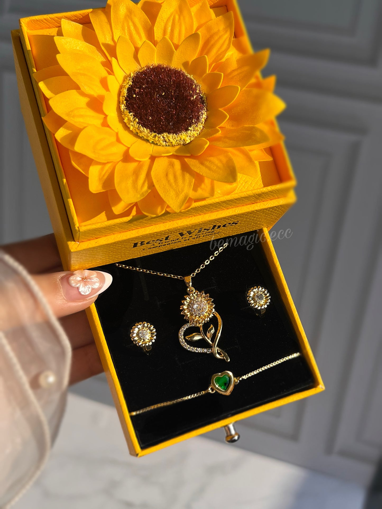Flores amarillas Set lover💚🌻