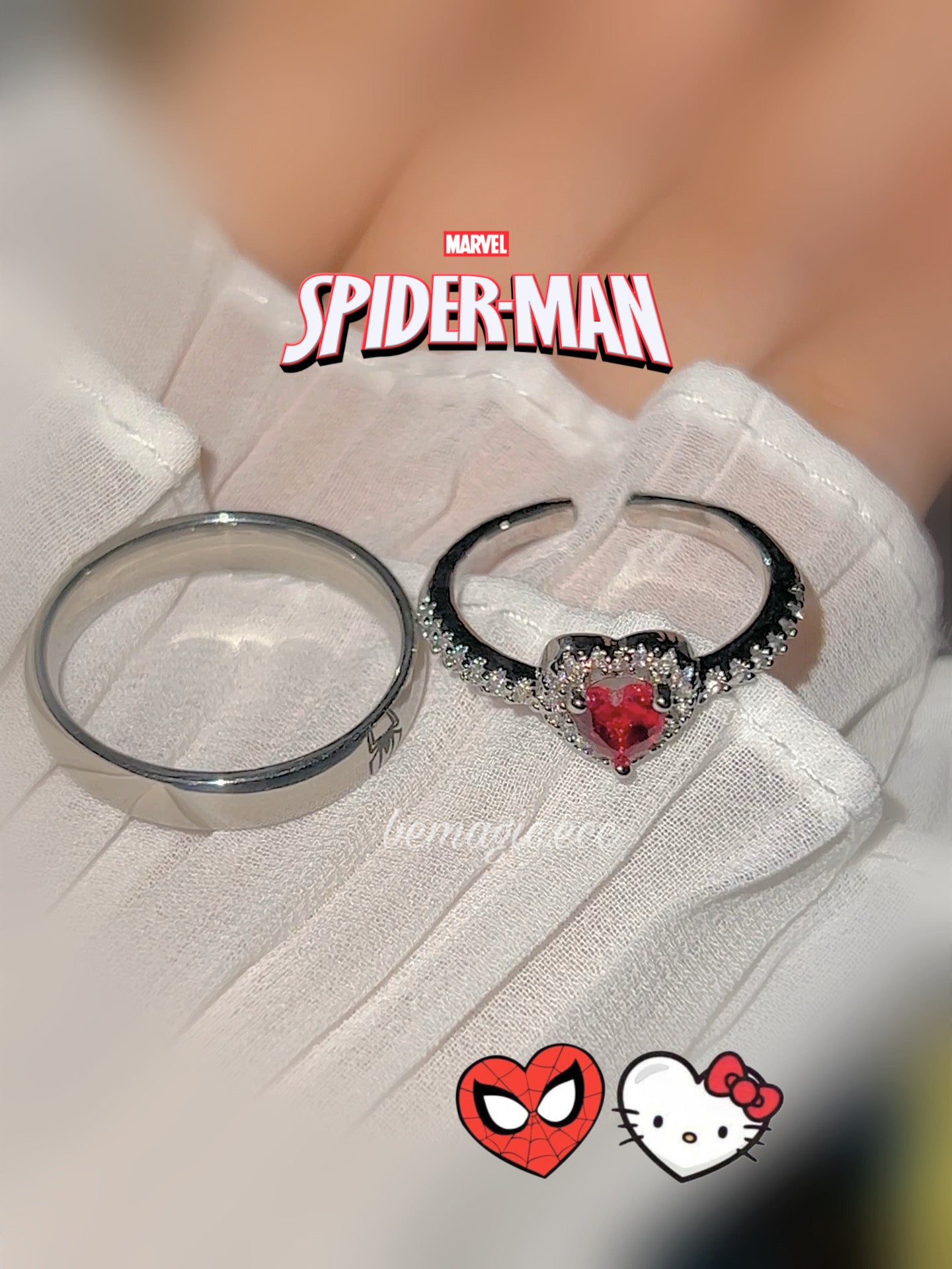 Anillos promesa Spiderman ❤️🕷️🕸️