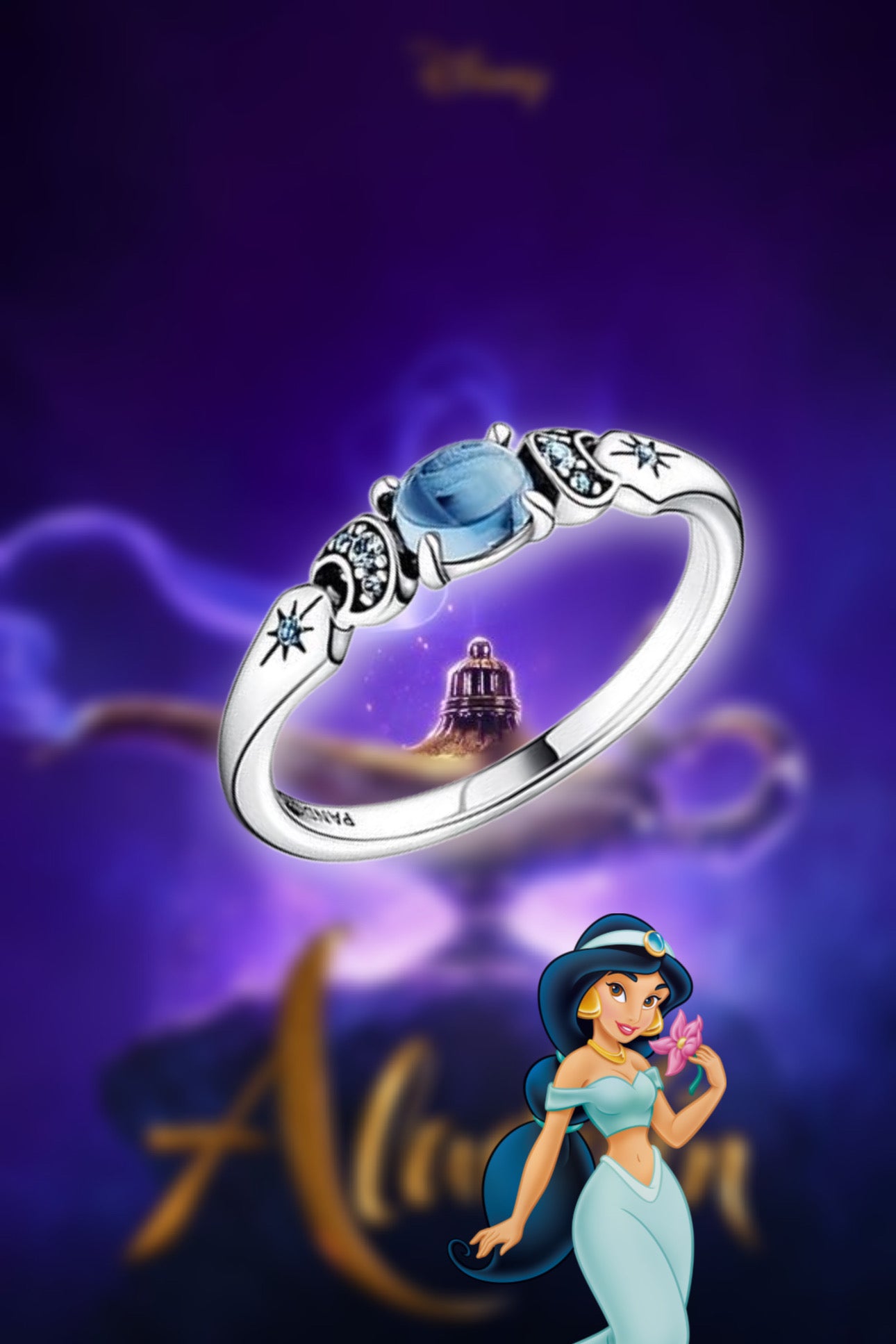 Anillo Jasmine, Aladdin Plata 925