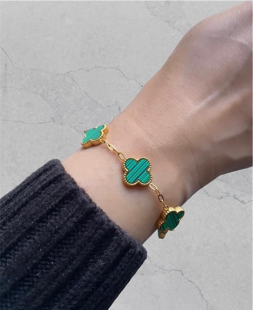 Brazalete Trébol verde ✨