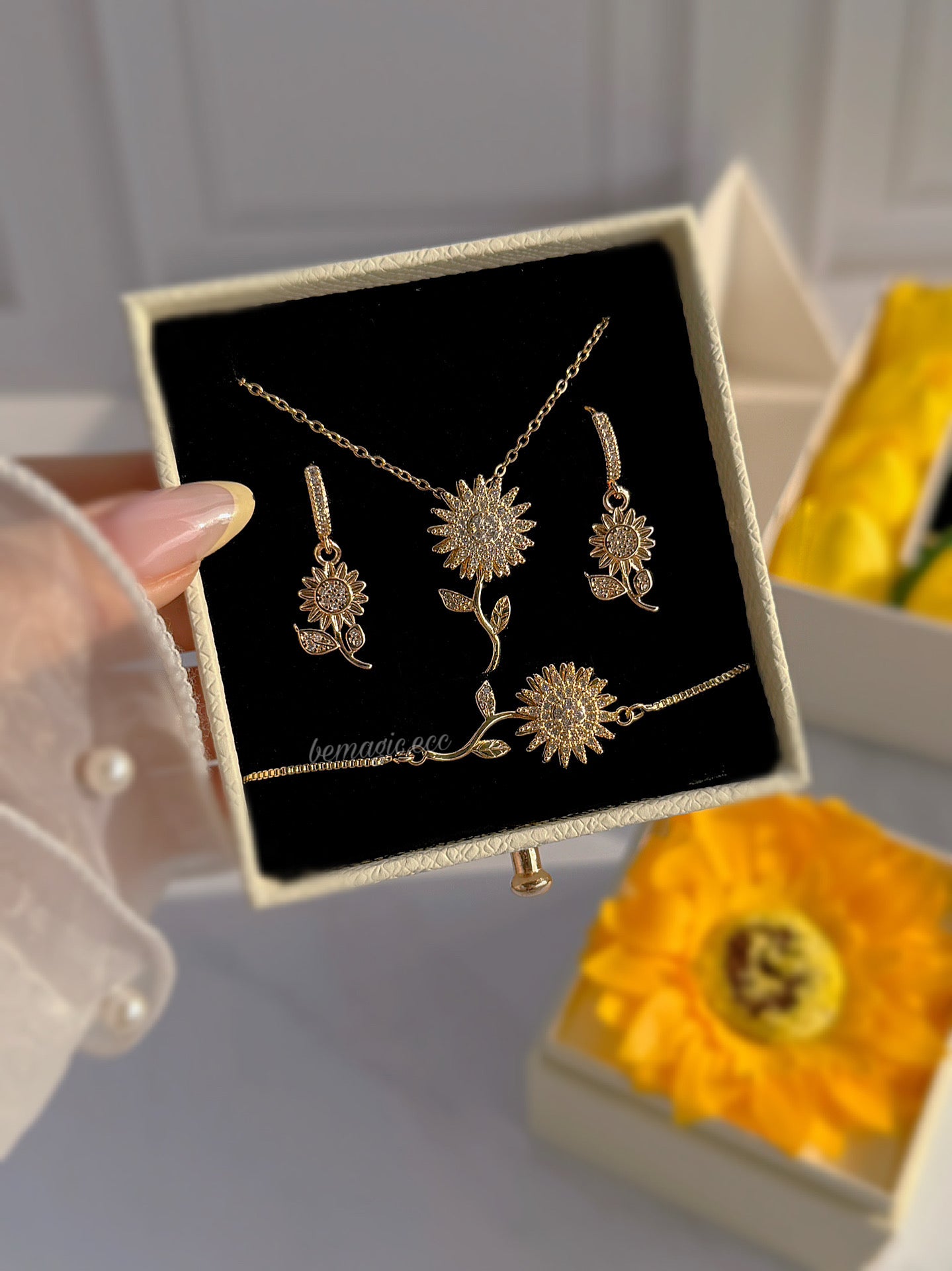 Flores amarillas Set primavera💛🌻