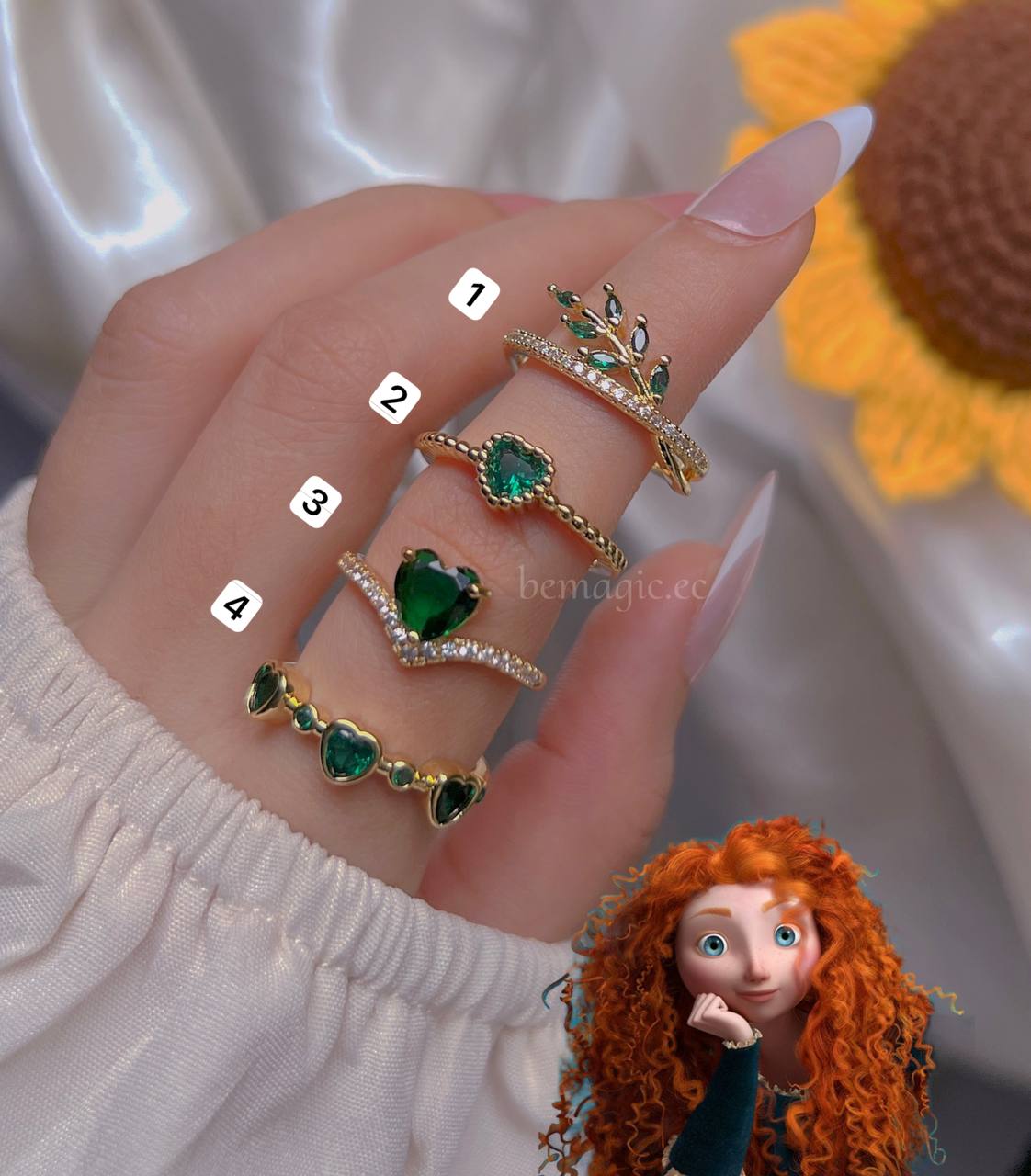 Anillos promesa Valiente