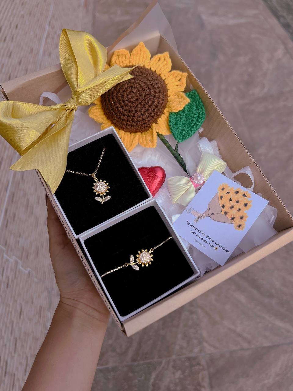 Conjunto Girasol Dorado🌞💖