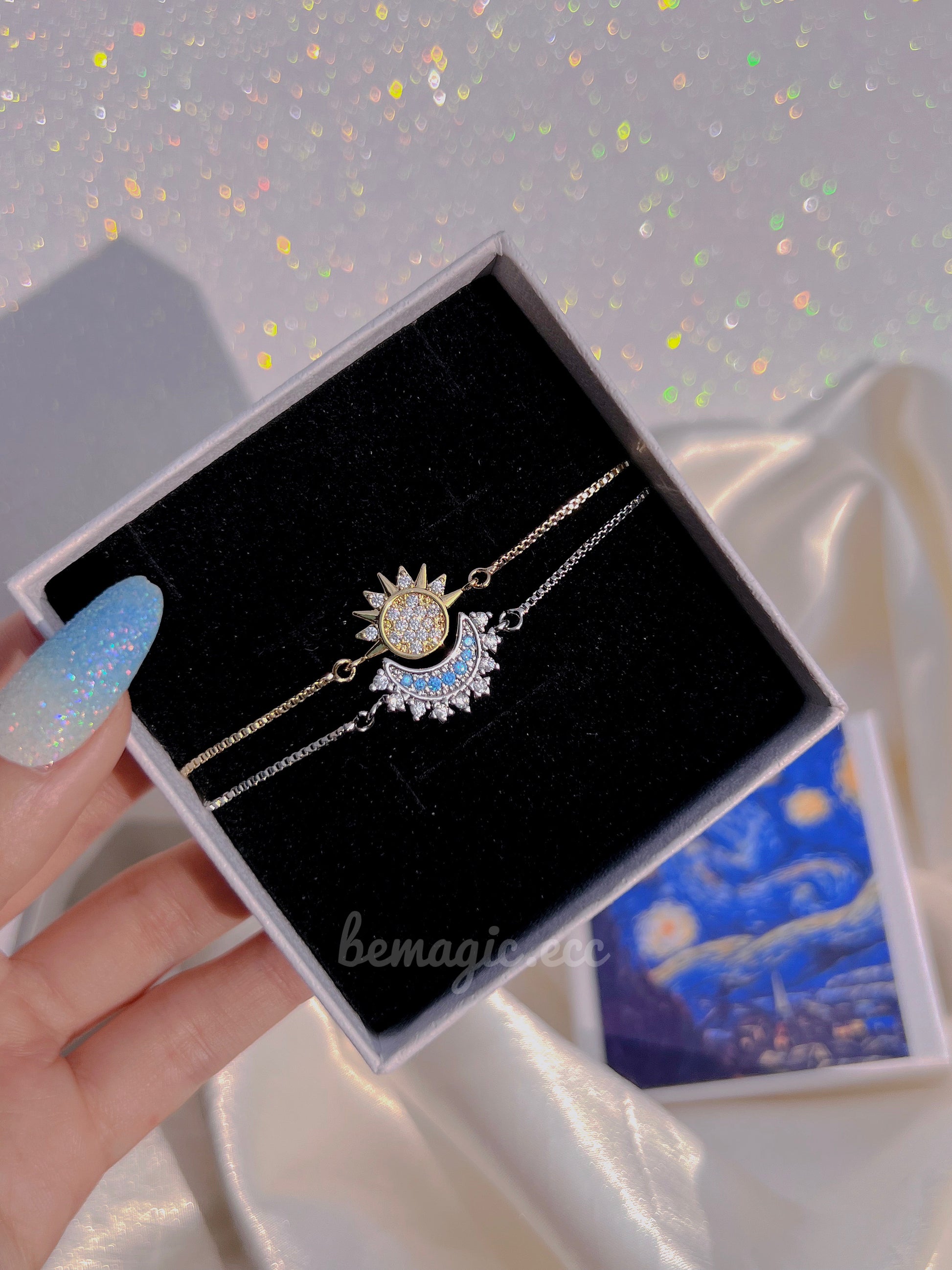 Par Brazaletes Sol y Luna 🌒 ☀️🌙 – Be Magic Accesorios
