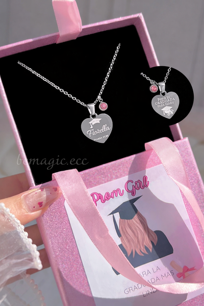 Prom Girly 💖🎀 👩🏻‍🎓 Collar Graduada – Edición Clásica