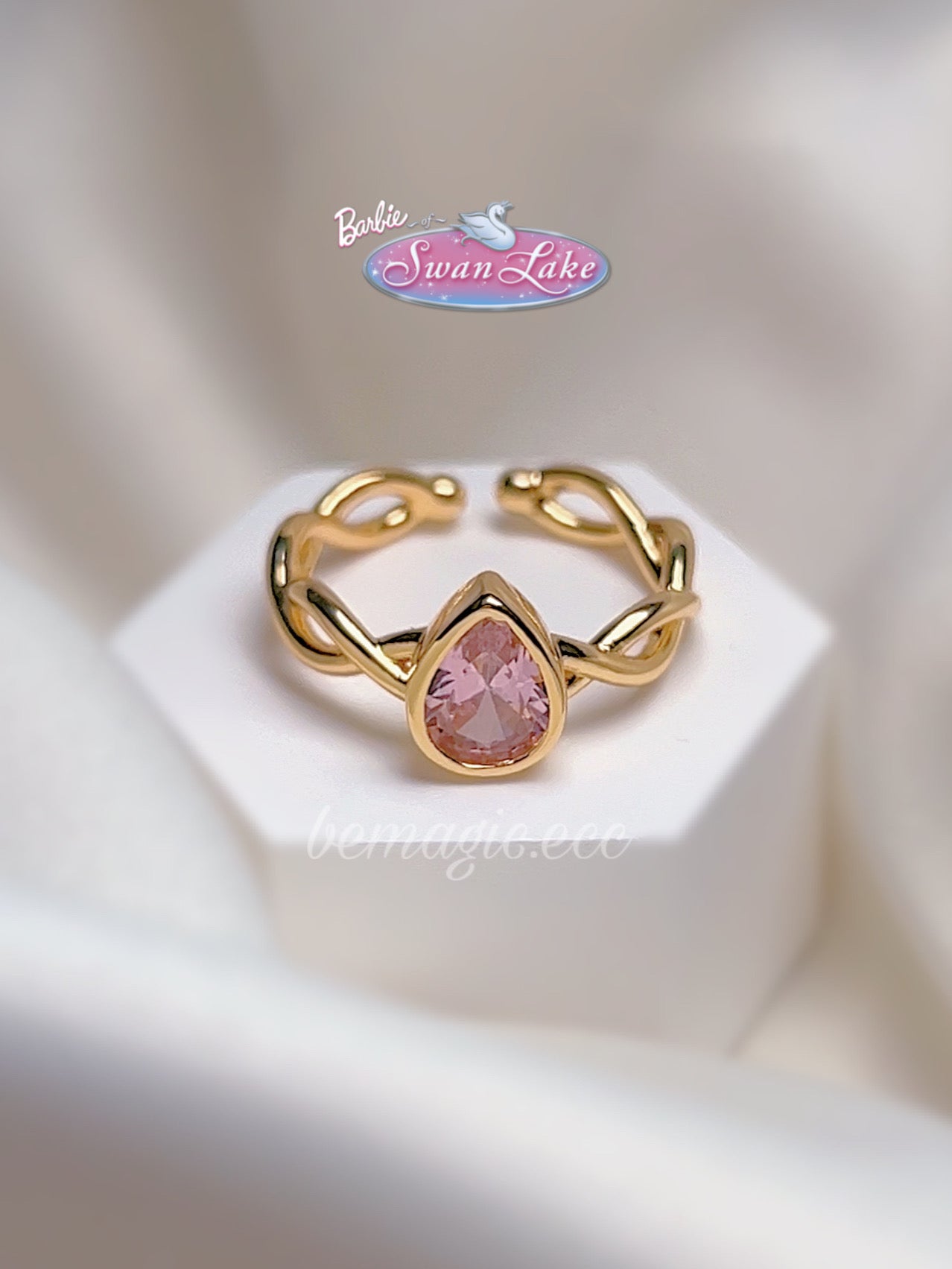 Anillo Barbie el Lago de los Cisnes💖🦢