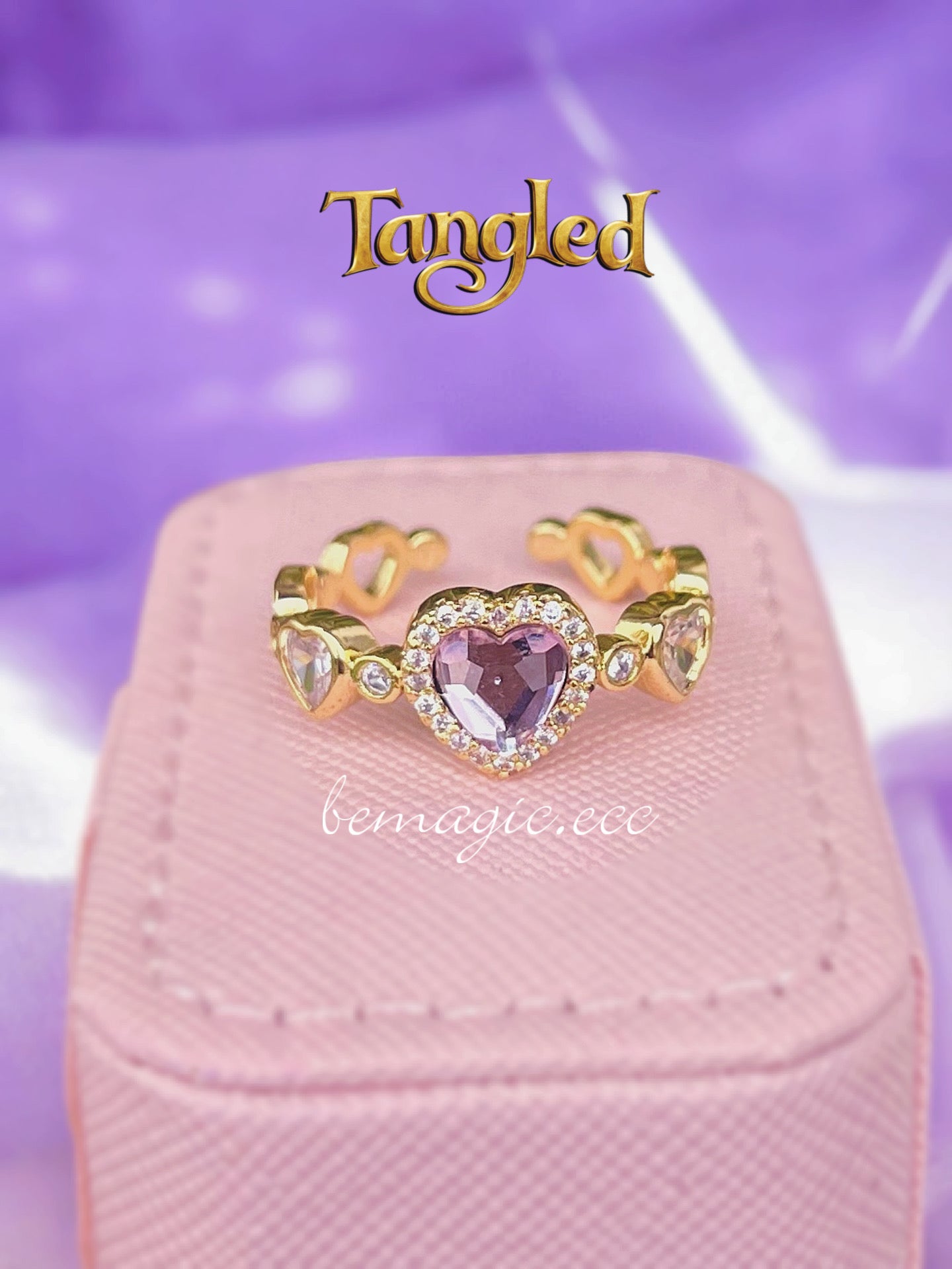Anillos Rapunzel, Compra 3 y Joyero Gratis 💜☀️