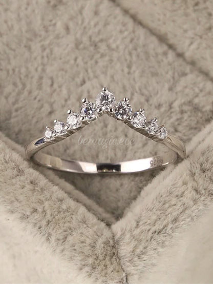 Anillo promesa crown 💍 Plata 925
