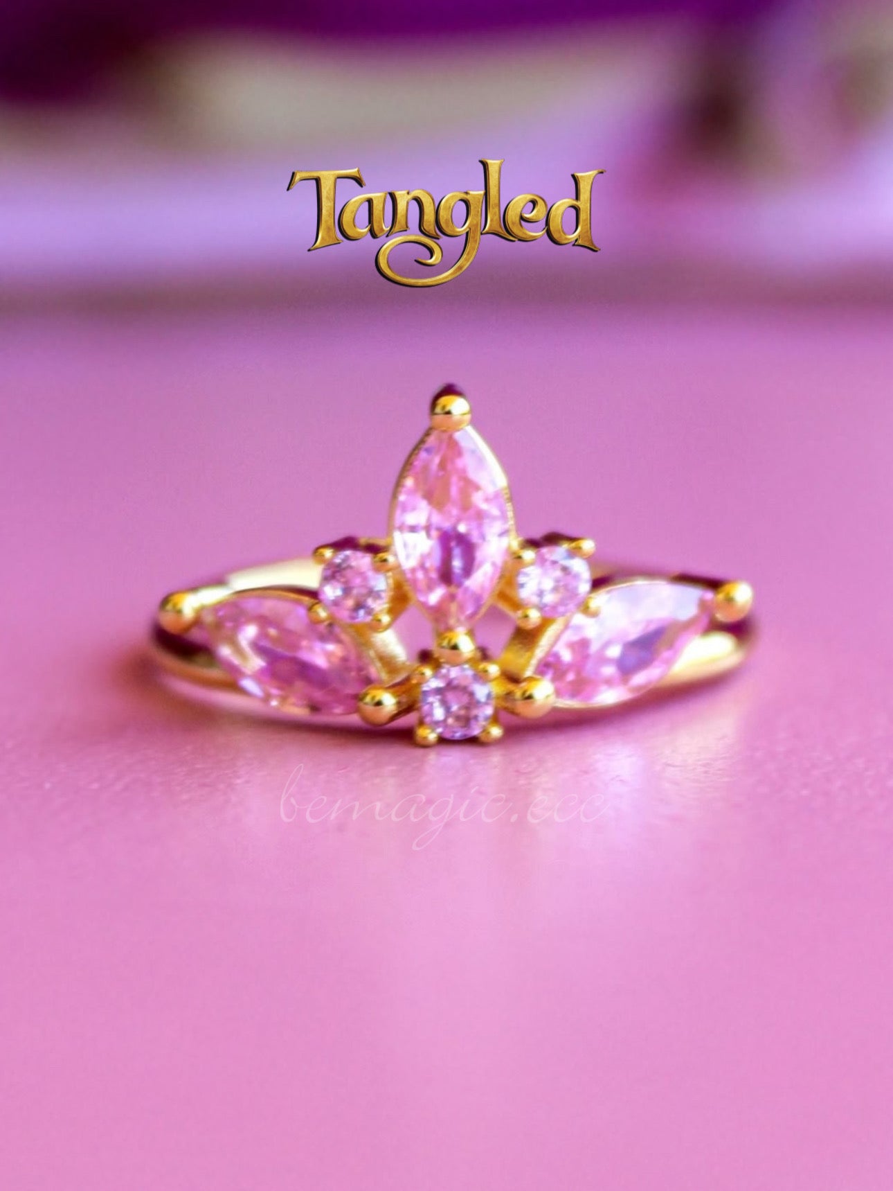 Anillos Rapunzel, Compra 3 y Joyero Gratis 💜☀️