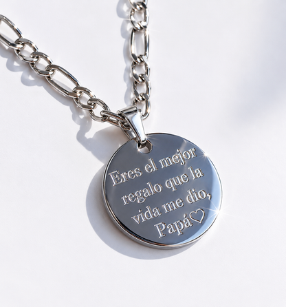 Collar Papá mi lugar seguro 💙