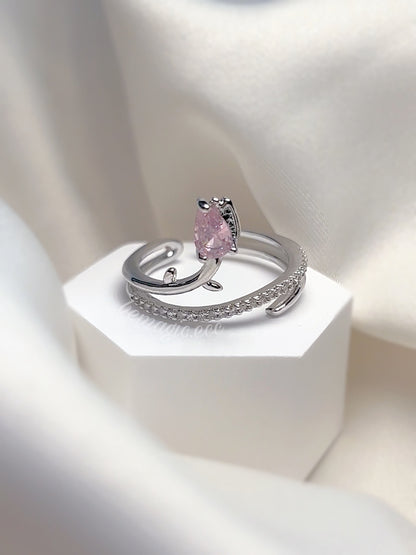 Regalo Diciembre cofre de tulipán y anillo promesa 💍🌷🎄