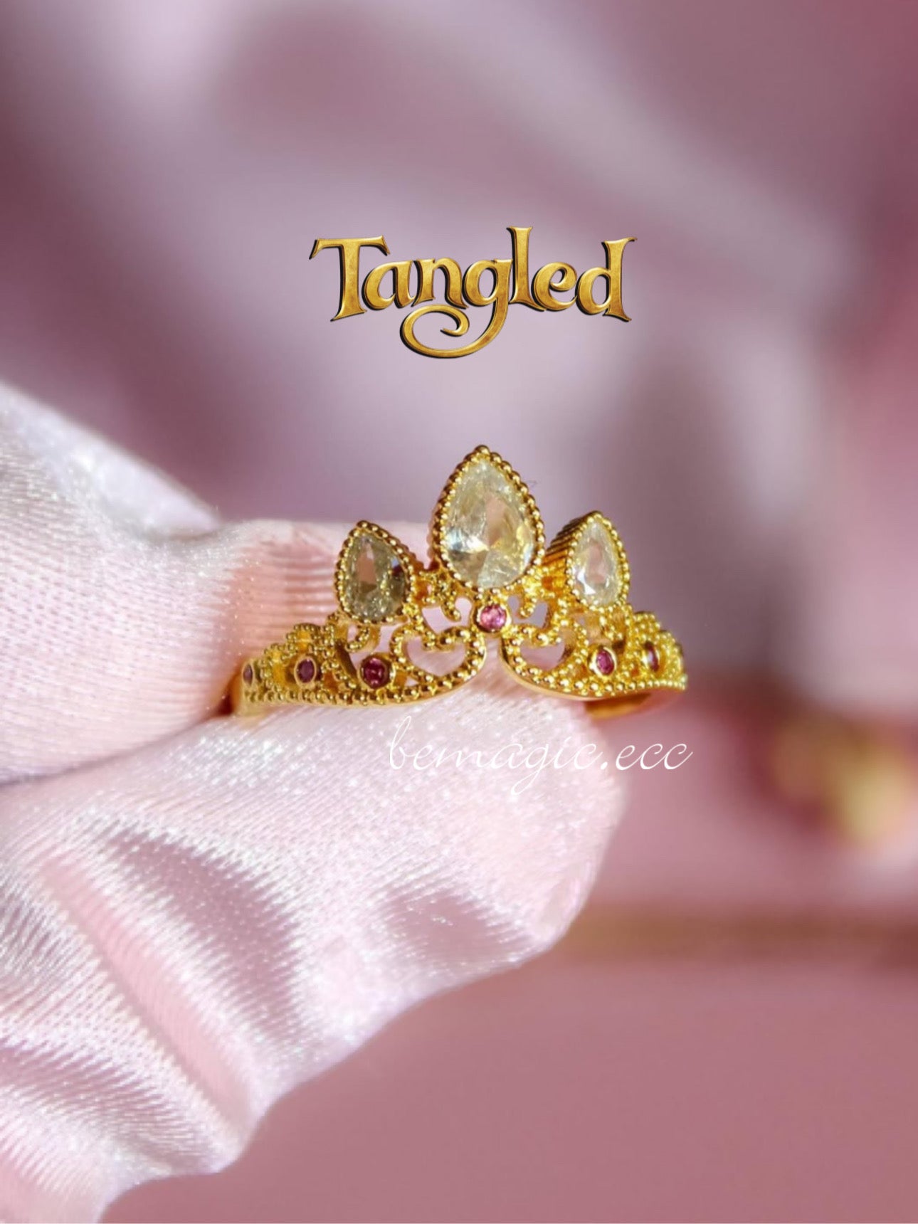 Anillos Rapunzel, Compra 3 y Joyero Gratis 💜☀️