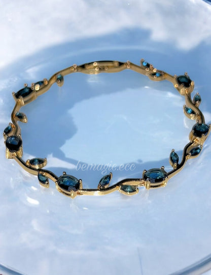 Brazalete tulipanes azul 🩵🌷