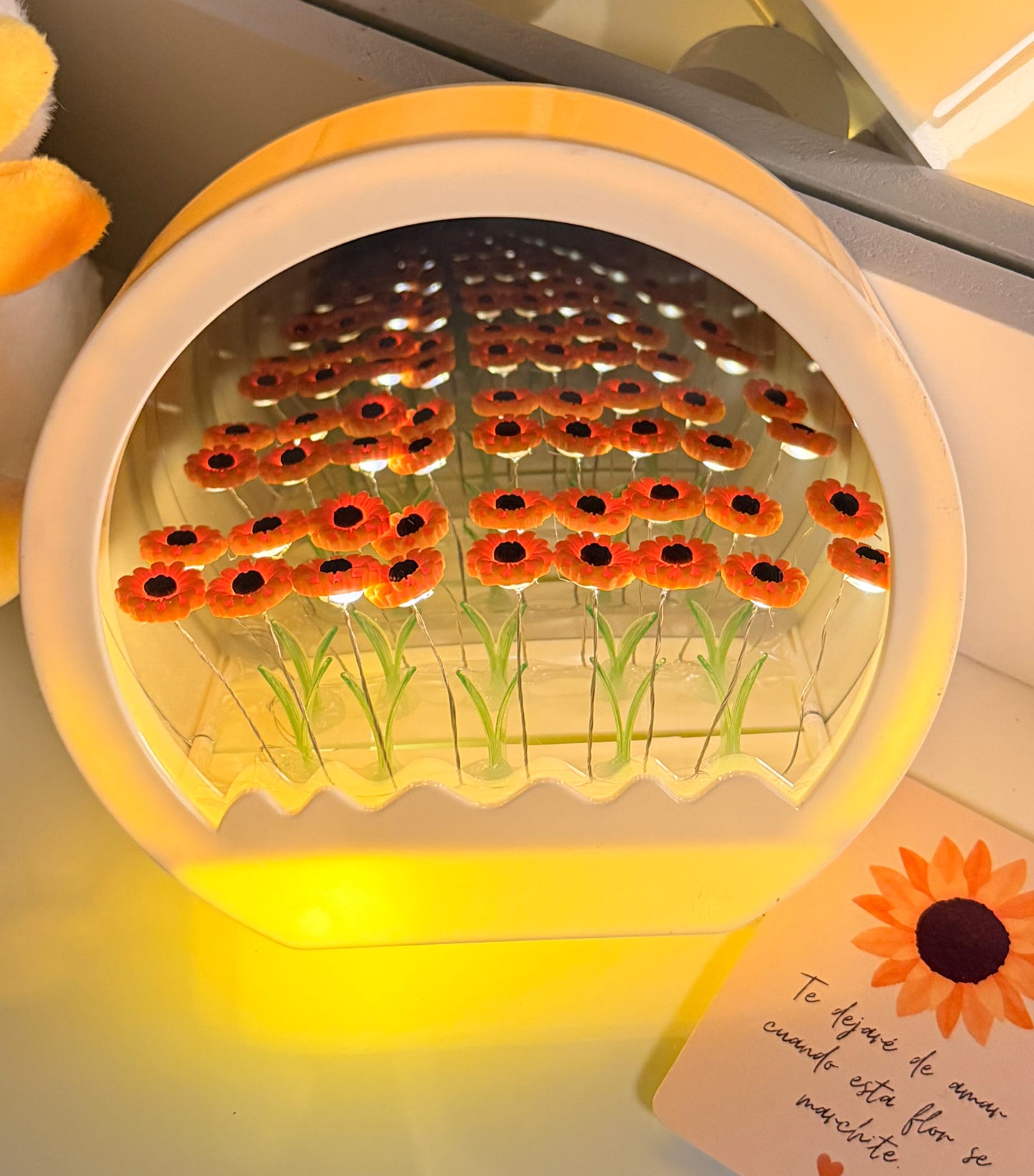 Lámpara espejo de Girasoles 🌻