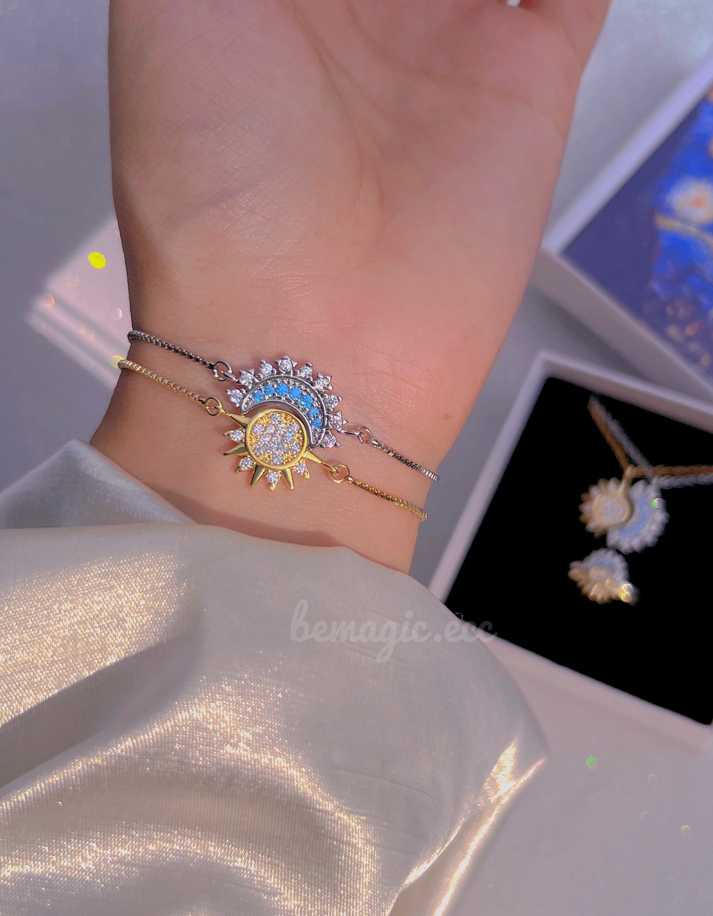 Par Brazaletes Sol y Luna 🌒 ☀️🌙