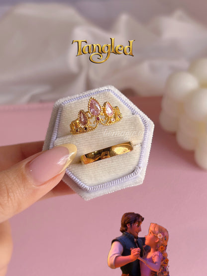 Set promesa Corona Rapunzel 💖👑
