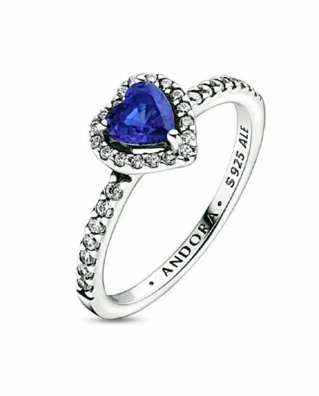 Anillo corazón azul/ Plata 925 💙