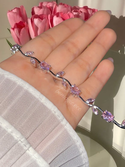 Brazalete tulipán Pink Girl 🎀🌷