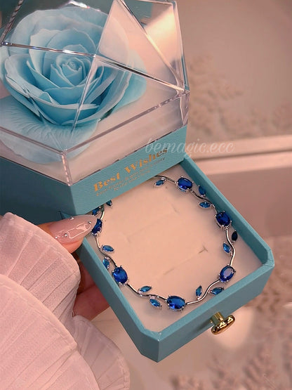 Set Blue Christmas 🩵🌷 brazalete tulipán/ envío gratis