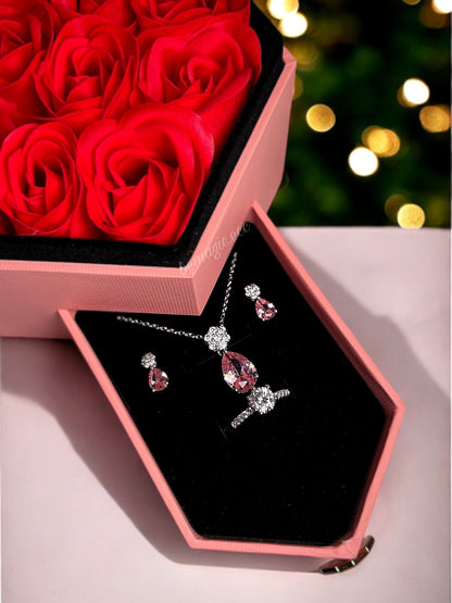 Set Pink promesa de Navidad 💍💖🎀 envío gratis