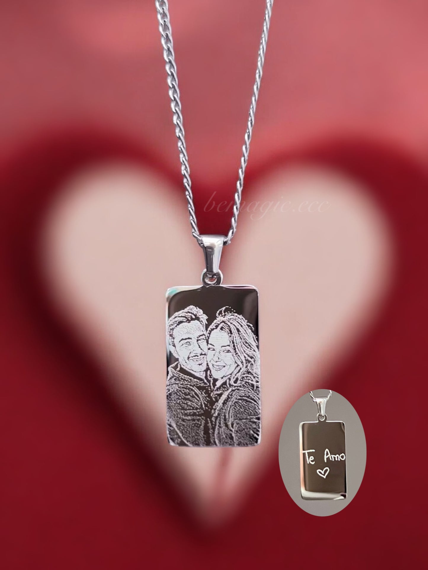 Collar Grabado detalle pareja❤️