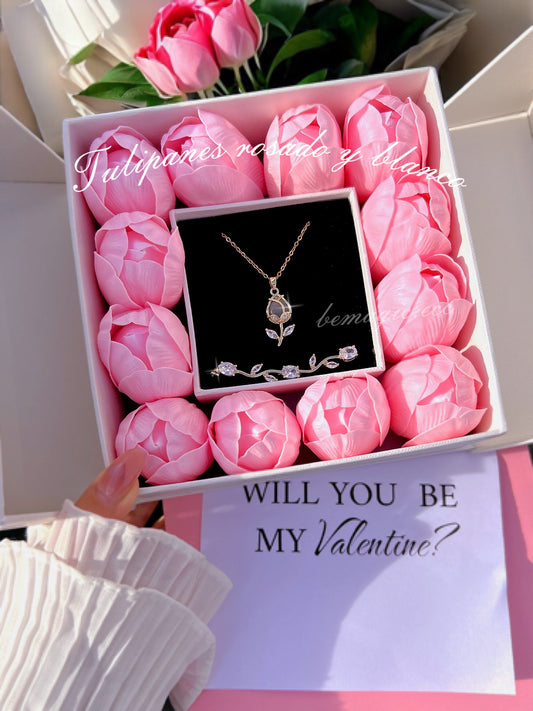 Set tulips in Pink 🌷💖